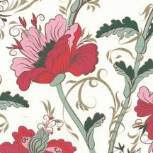 Red and Pink Poppies Florentine Italian Print Paper ~ Rossi Italy